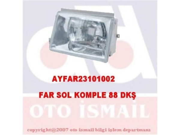 AYFAR 101002 FAR SOL M131 DKS 88 MODEL  KOMPLE