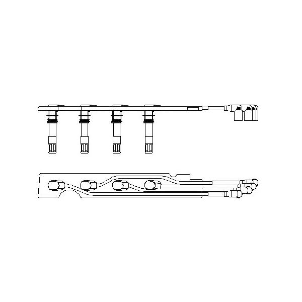 BREMI 968G100 BUJİ KABLO TAKIMI VW 1.4 16V POLO AHW BBY BKY