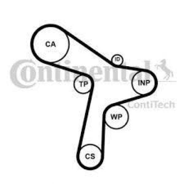 CONTITECH CT1168K2 TRIGER EKSANTRIK GERGI SETI POLO FABIA 14-