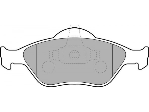 FREN BALATASI ÖN FIESTA IV 95-; FIESTA V 01-; FUSION 02-; PUMA 97-; / MAZDA 2 03-; MAZDA 121 96-;