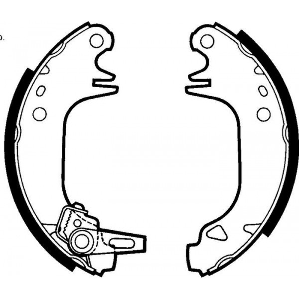 PABUÇLU BALATA 180×30mm 106 SAXO 91-;