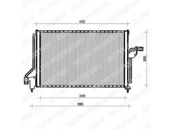 DELPHI TSP0225047 KLIMA RADYATÖRÜ ASTRA F 91-