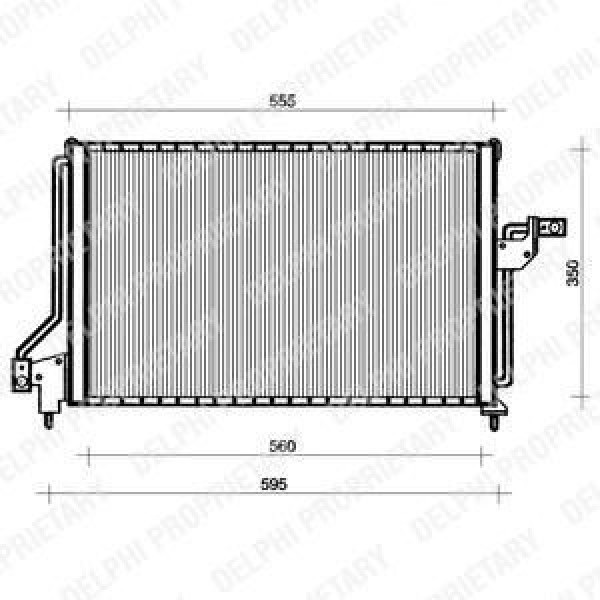 DELPHI TSP0225047 KLIMA RADYATÖRÜ ASTRA F 91-