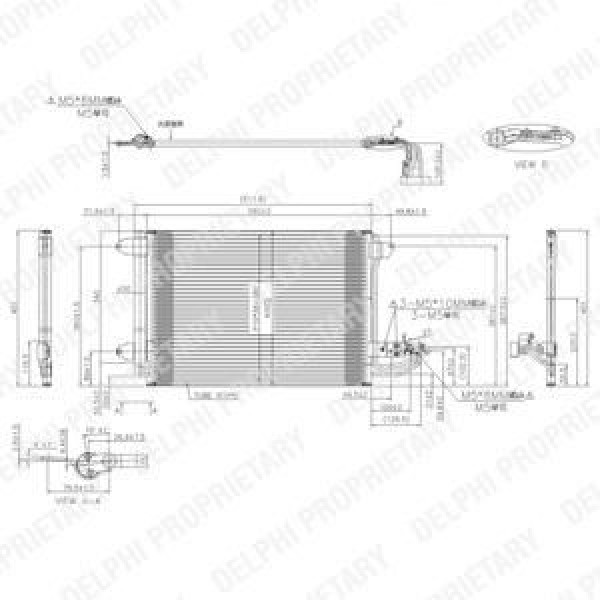 DELPHI TSP0225482 KLIMA RADYATÖRÜ GOLF VI 08-