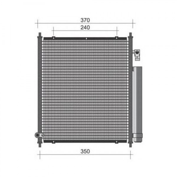 DELPHI TSP0225557 KLIMA RADYATÖRÜ FIT 02-