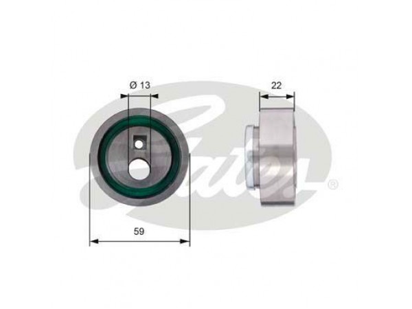 GATES T41129 TRIGER EKSANTRIK GERGI RULMANI 106 205 206 306 309 405 PARTNER / BX ZX SAXO XSARA 1.6 8V TU5JP 1.4 8V TU3JP EM