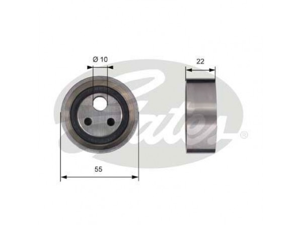 GATES T41155 TRIGER EKSANTRIK GERGI RULMANI R19 CLIO II KANGOO MEGANE / LOGAN SANDERO 1.4 8V E7J 1.6 8V K7M