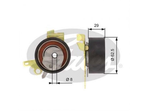 GATES T43022 TRIGER EKSANTRIK GERGI RULMANI 206 307 406 407 2.0 S16 EW10J4