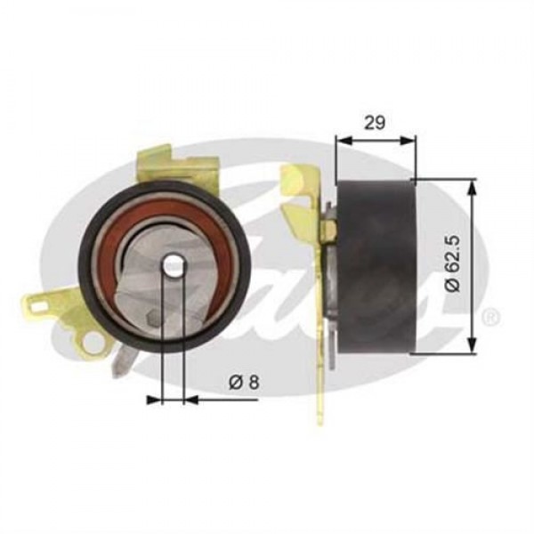 GATES T43022 TRIGER EKSANTRIK GERGI RULMANI 206 307 406 407 2.0 S16 EW10J4