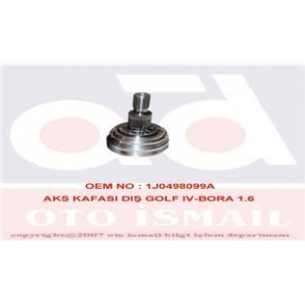 GKN GLANZER 302962 AKS KAFASI DIS GOLF IV BORA / A3 / TOLEDO LEON / OCTAVIA 1.6 AKL AEH 36X30X53