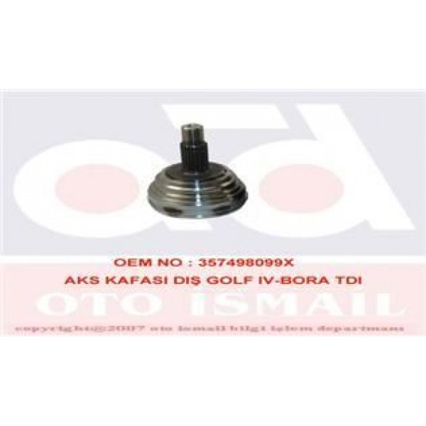 GKN GLANZER 302963 AKS KAFASI DIS OTOMATIK GOLF IV BORA / A3 / TOLEDO LEON / OCTAVIA 1.6 1.8 1.9 AGN BFQ BCB AGR