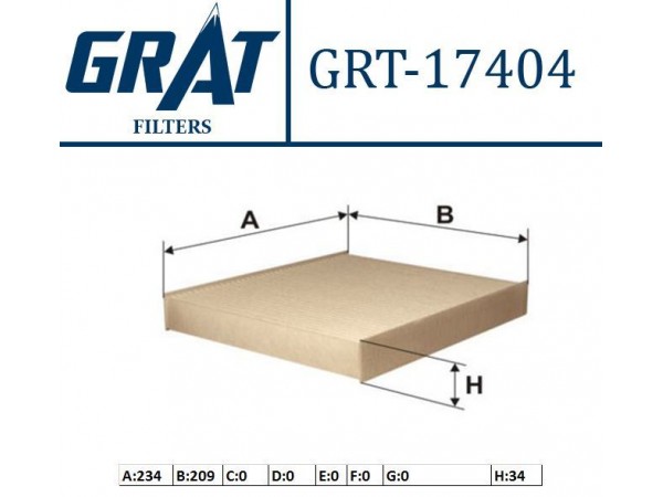 GRAT 17404 POLEN FILTRESI FOCUS II 04-