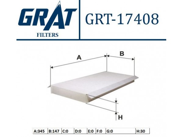 GRAT 17408 POLEN FILTRESI FIESTA IV 95-