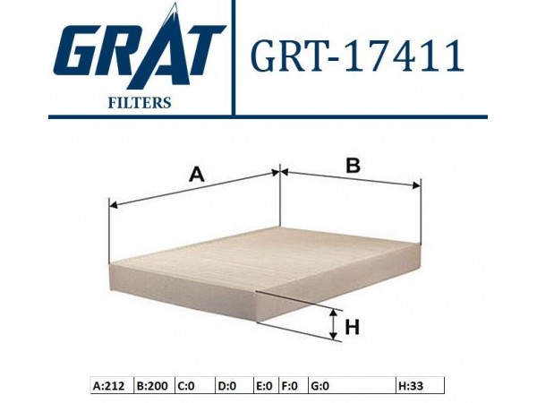 GRAT 17411 POLEN FILTRESI TRANSIT TOURNEO 06-