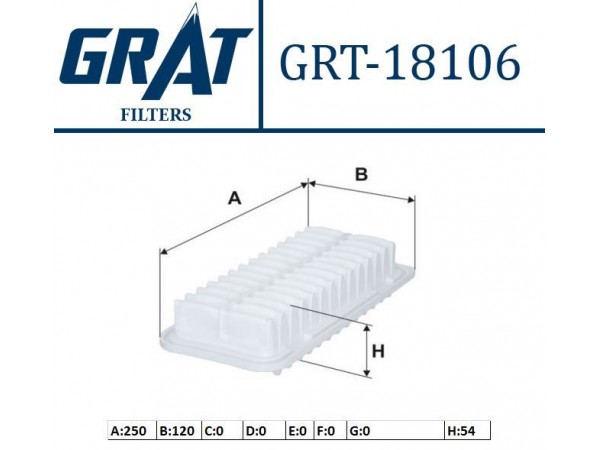 GRAT 18106 HAVA FILTRESI YARIS 99-