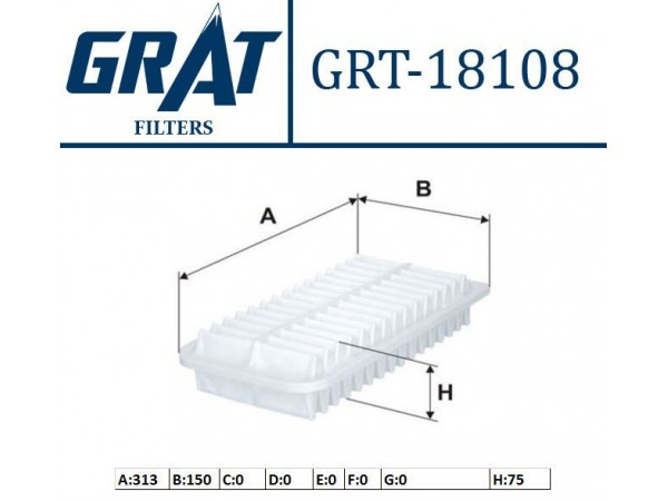 GRAT 18108 HAVA FILTRESI YARIS 06-