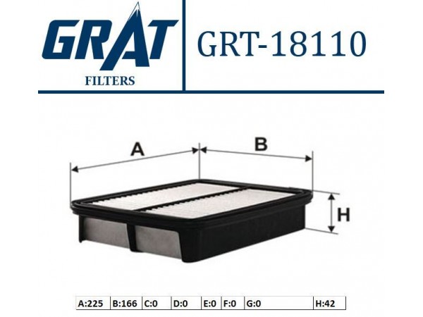 GRAT 18110 HAVA FILTRESI COROLLA AE111 98-