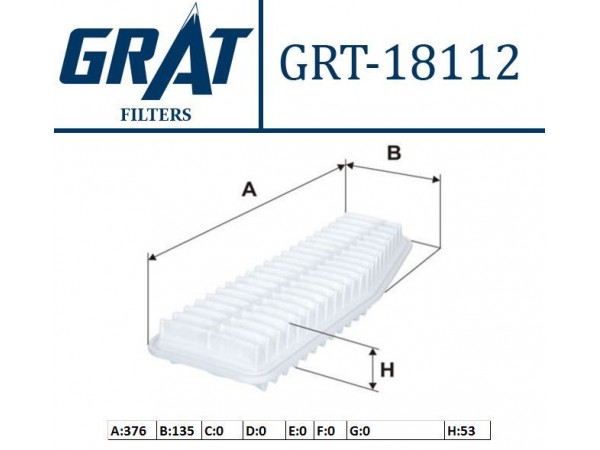 GRAT 18112 HAVA FILTRESI RAV4 00-