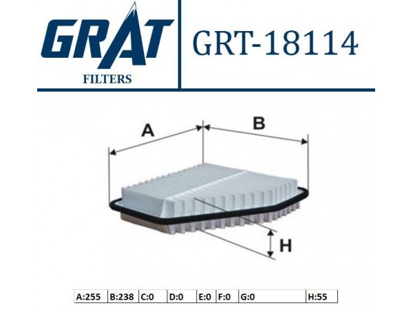 GRAT 18114 HAVA FILTRESI RAV4 06-