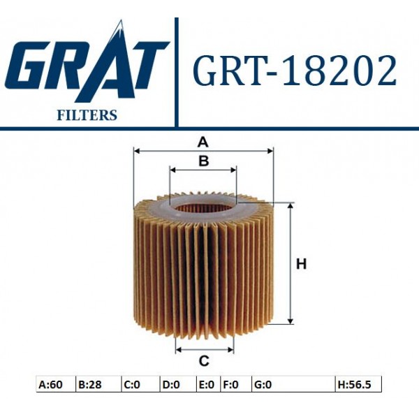 GRAT 18202 YAG FILTRESI COROLLA 10-