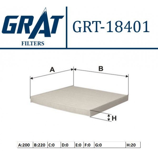 GRAT 18401 POLEN FILTRESI COROLLA 03-