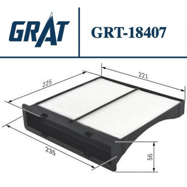 GRAT 18407 KABIN FILTRESI SUBARU FORESTER, XV, IMPREZA III-IV 07-