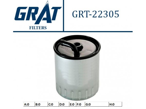 GRAT 22305 MAZOT FILTRESI MERCEDES W203 W163 00-