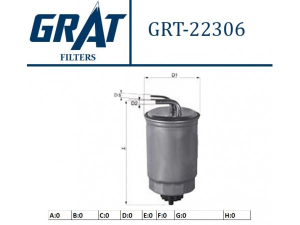 GRAT 22306 MAZOT FILTRESI MERCEDES W203 W204 W211 02-