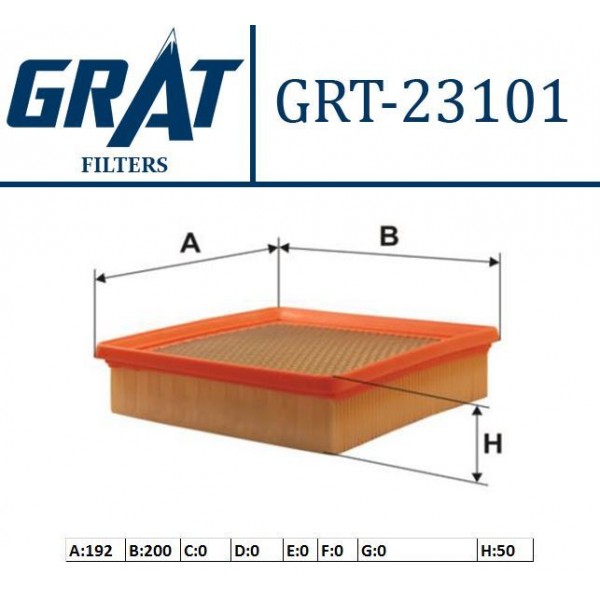 GRAT 23101 HAVA FILTRESI CIVIC 96-