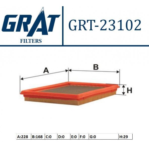 GRAT 23102 HAVA FILTRESI CIVIC 96-