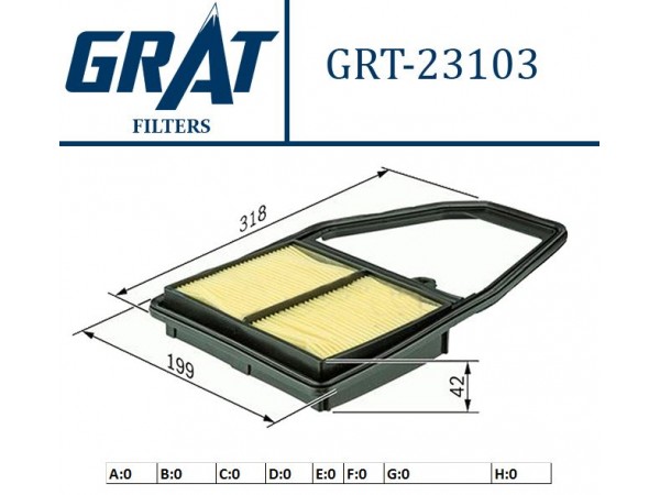 GRAT 23103 HAVA FILTRESI CIVIC 01-