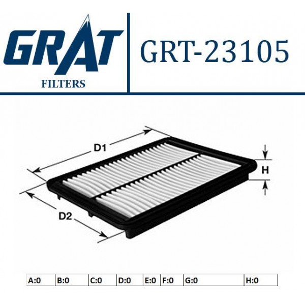 GRAT 23105 HAVA FILTRESI JAZZ 05-