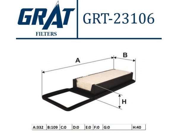 GRAT 23106 HAVA FILTRESI JAZZ 02-