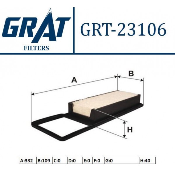 GRAT 23106 HAVA FILTRESI JAZZ 02-