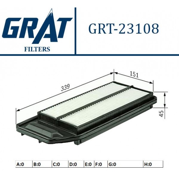 GRAT 23108 HAVA FILTRESI ACCORD 03-