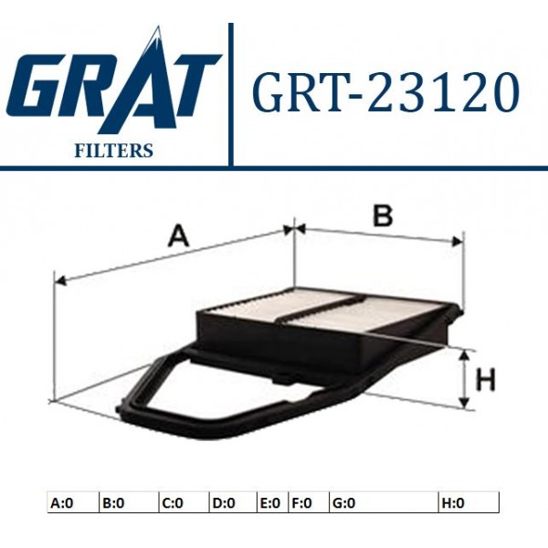 GRAT 23120 HAVA FILTRESI CIVIC 01-