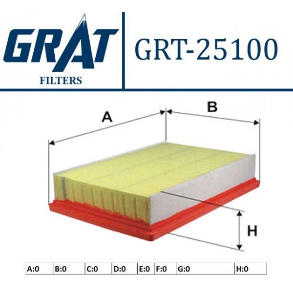 GRAT 25100 HAVA FILTRESI AVEO 11-