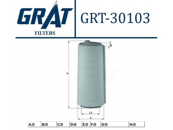 GRAT 30103 HAVA FILTRESI BMW 1 BMW 3 BMW 5