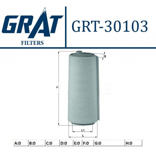 GRAT 30103 HAVA FILTRESI BMW 1 BMW 3 BMW 5