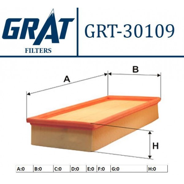 GRAT 30109 HAVA FILTRESI BMW 5 E34 89-