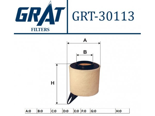 GRAT 30113 HAVA FILTRESI BMW 1 BMW 3 116I 316I