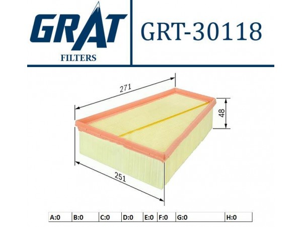 GRAT 30118 HAVA FILTRESI BMW 5 11-