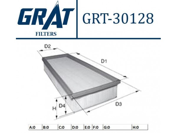 GRAT 30128 HAVA FILTRESI BMW 2 14-