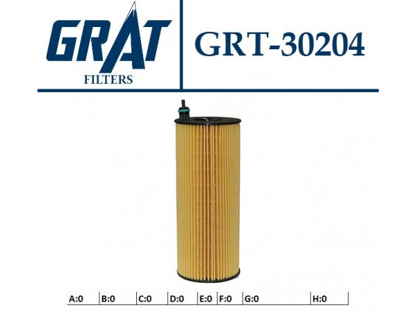 GRAT 30204 YAG FILTRESI BMW 1 BMW 3 BMW 5