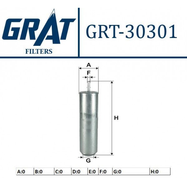 GRAT 30301 MAZOT FILTRESI BMW 1 BMW 3 05-