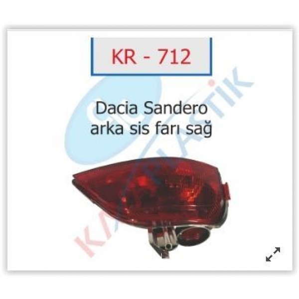 KAYA PLASTİK KR712 SIS FARI ARKA SAG CLIO SYMBOL MEGANE IV / SANDERO JOY MODEL