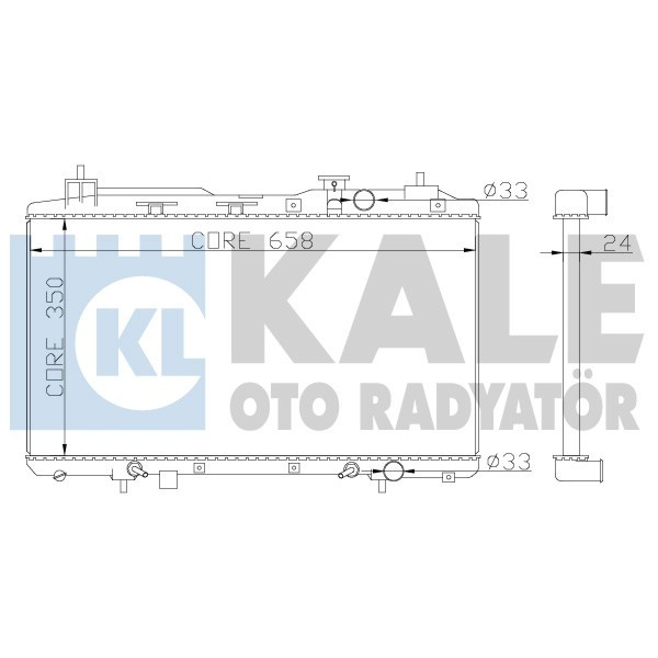 RADYATÖR CRV I AL PL BRZ 350x668x22