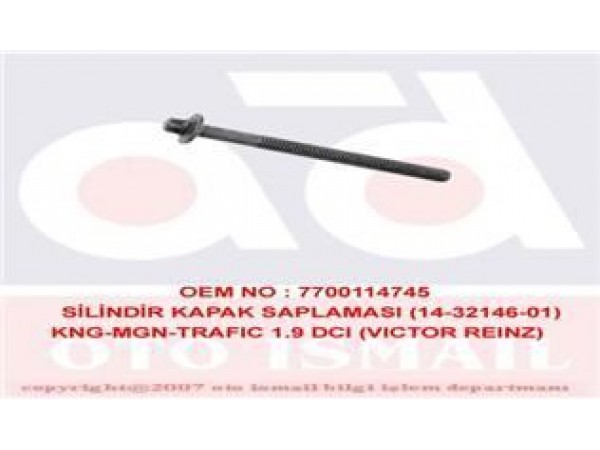 REINZ 14-32146-1 SILINDIR KAPAK SAPLAMASI CIVATASI KANGOO MEGANE LAGUNA II TRAFIC / GRAND VITARA 1.9 DCI F9Q 1.9 DDIS