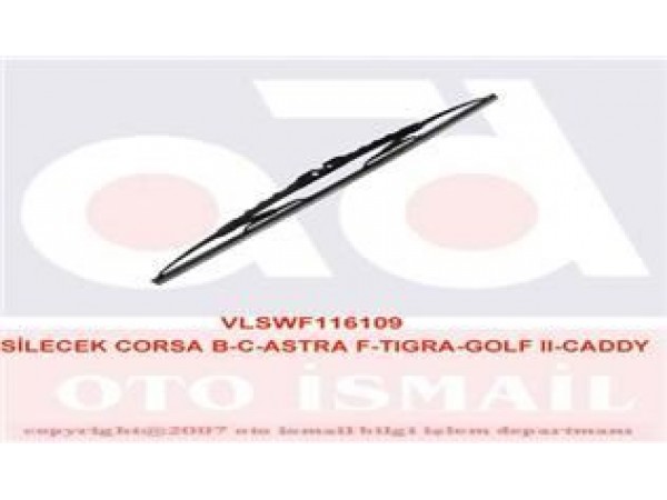 VALEO 116109 CAM SILGI SÜPÜRGESI SAG CLIO II LAGUNA / ASTRA CORSA / GOLF POLO CLASSIC CADDY / COROLLA SWF YOLCU TARAFI 450mm