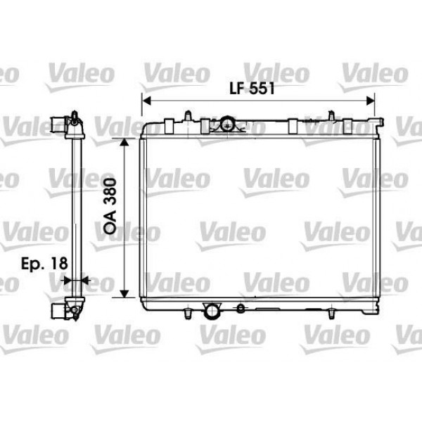 SU RADYATÖRÜ 307 03-; 1.4 16V MT / C4 04-;